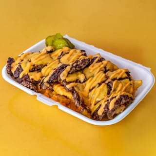 Loaded Burger & Fries