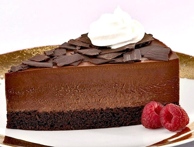 Chocolate Mousse Cake.